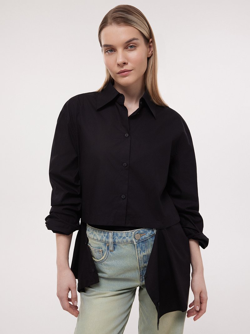 Рубашка-трансформер из хлопка