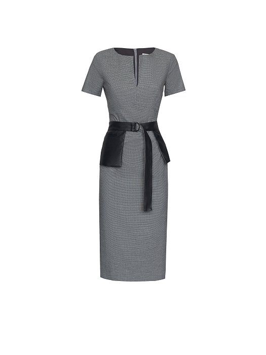 Платье с двусторонней баской: фото №7