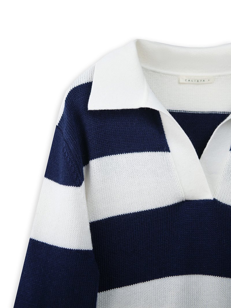 Джемпер с отложным воротником