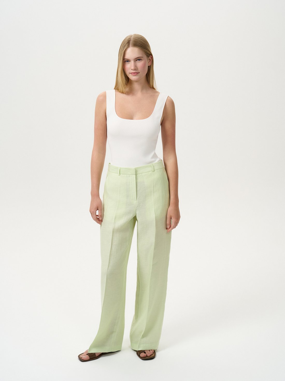 Брюки из конопляной ткани: фото №1