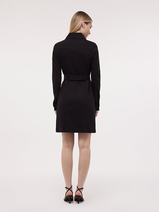 Трикотажное платье на молнии: фото №4