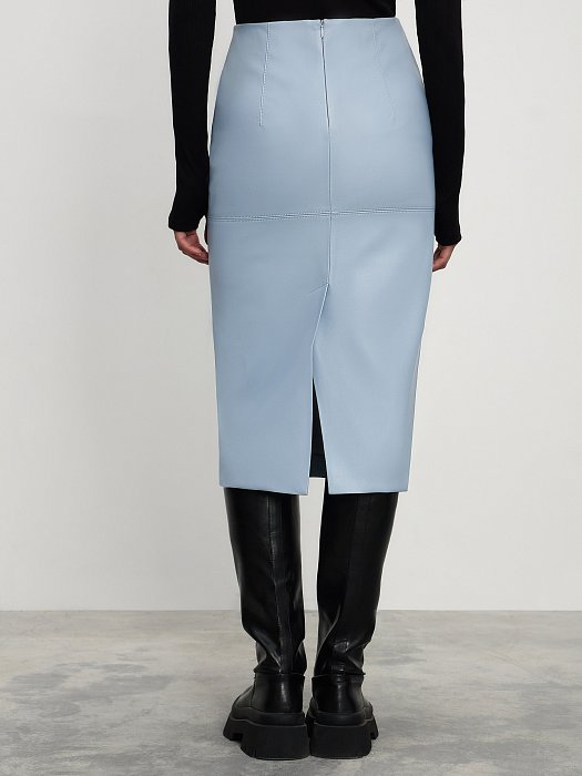 Юбка-карандаш из экокожи : фото №4