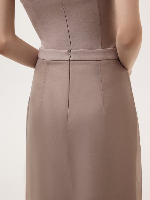 Юбка-миди из органзы: фото №3