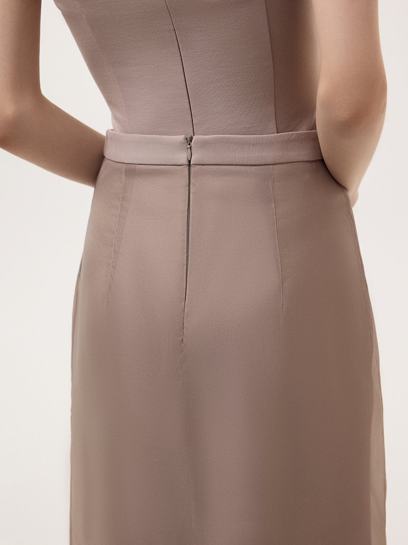 Юбка-миди из органзы