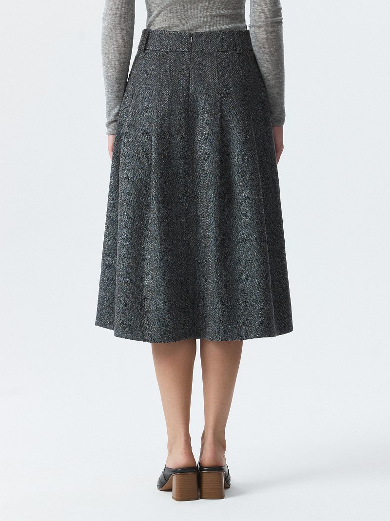 Юбка-миди из букле