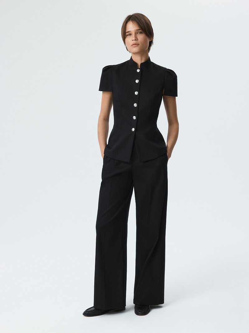 Жакет с короткими рукавами