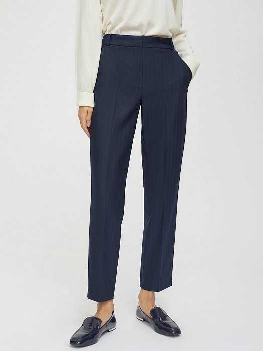 Прямые брюки в елочку: фото №4