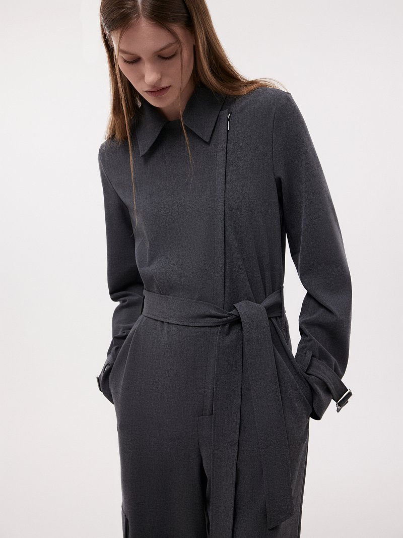 Брючный комбинезон на молнии