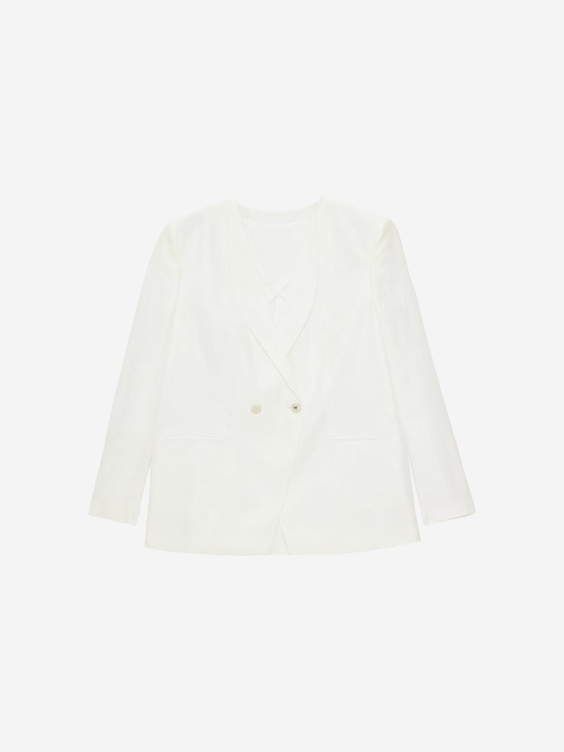 Жакет из конопляной ткани