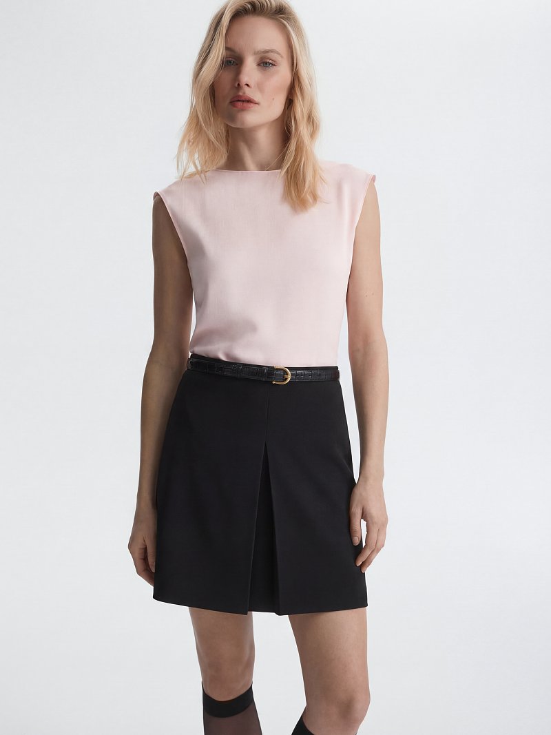 Юбка-мини А-силуэта