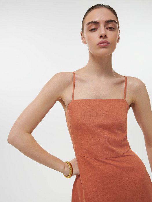 Сарафан из смесового льна: фото №2