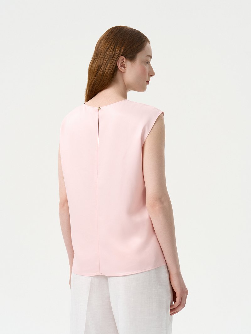 Прямой топ из сатина