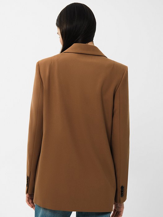 Двубортный прямой жакет: фото №9