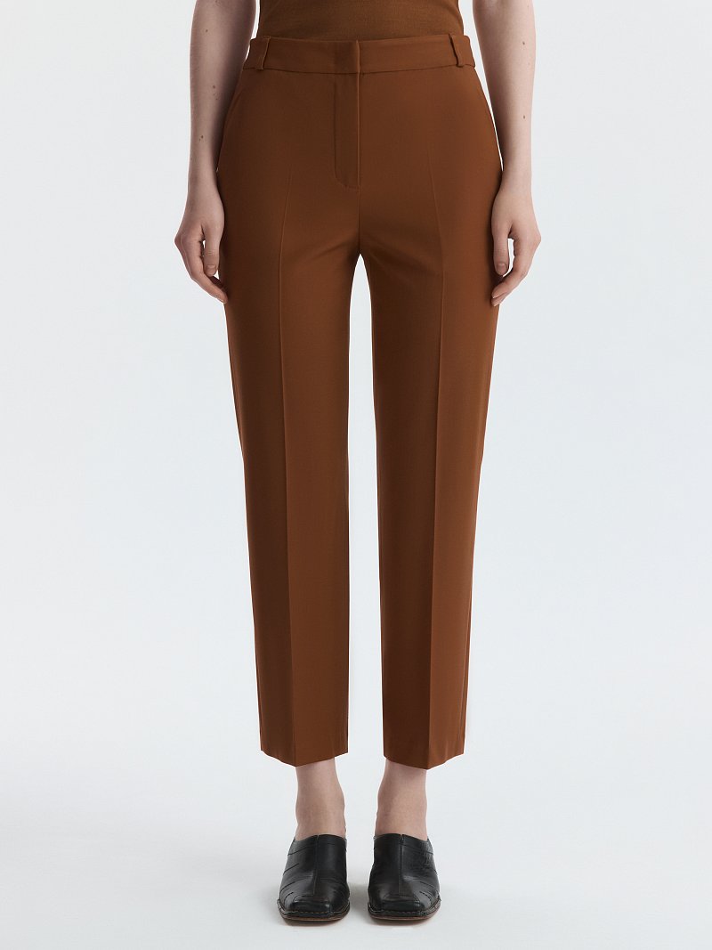 Укороченные брюки из вискозы