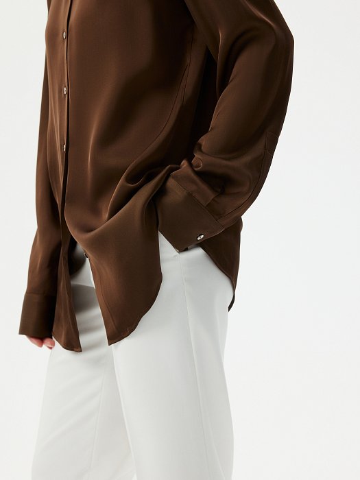 Атласная блуза : фото №5