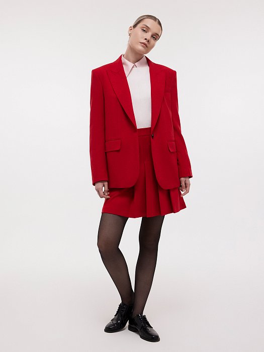 Однобортный жакет оверсайз: фото №2