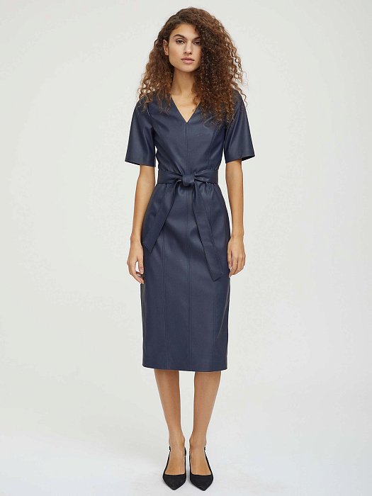 Платье из искусственной кожи: фото №2