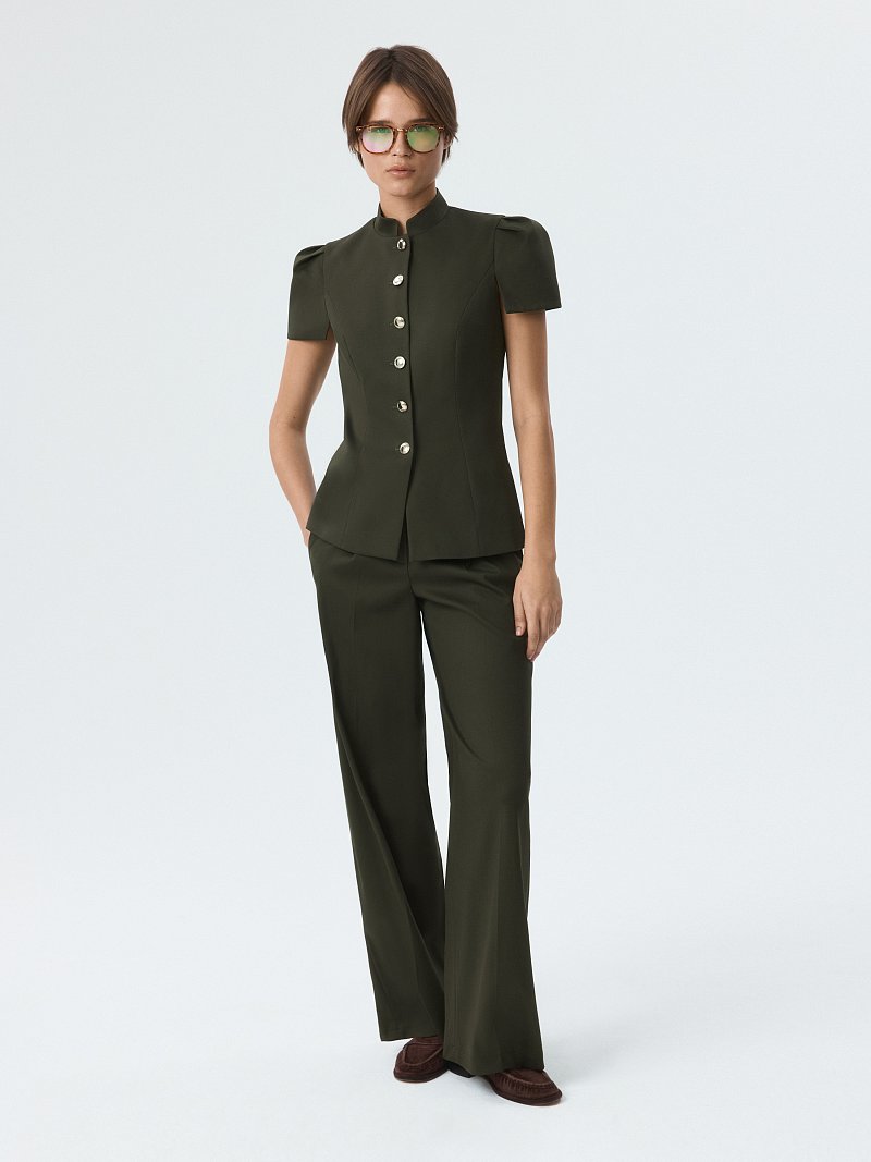 Жакет с короткими рукавами