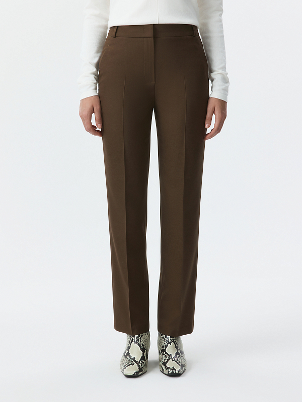 Брюки зауженного кроя