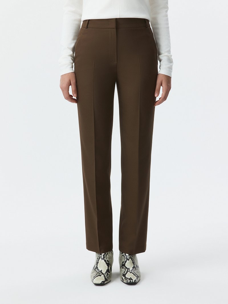 Брюки зауженного кроя