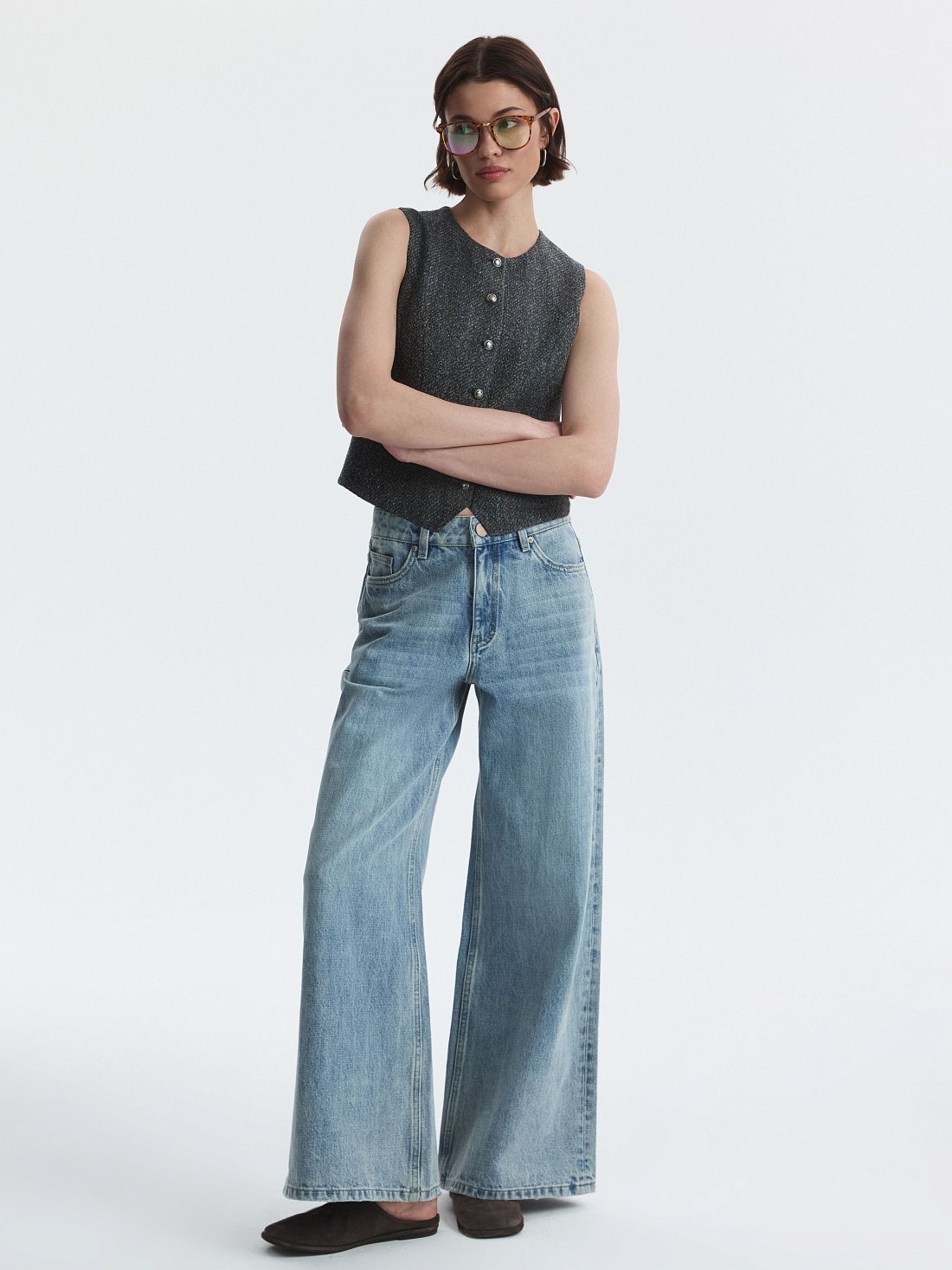 Жилет из твида: фото №1