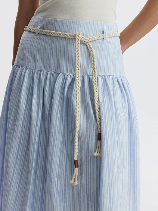 Юбка из хлопка и льна: фото №4