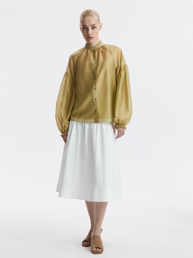 Свободная блуза из тенселя