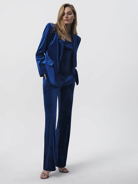 Жакет из бархатной ткани: фото №3