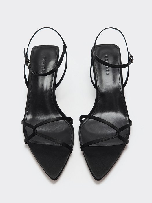 Атласные босоножки: фото №2