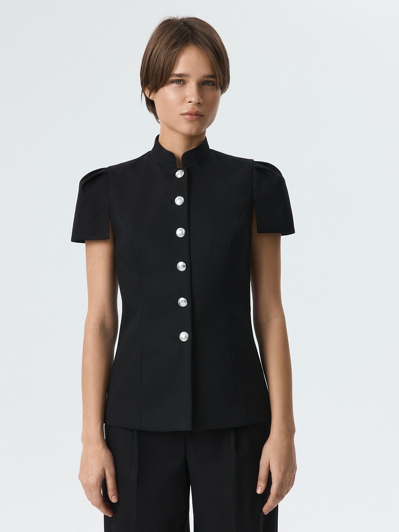 Жакет с короткими рукавами