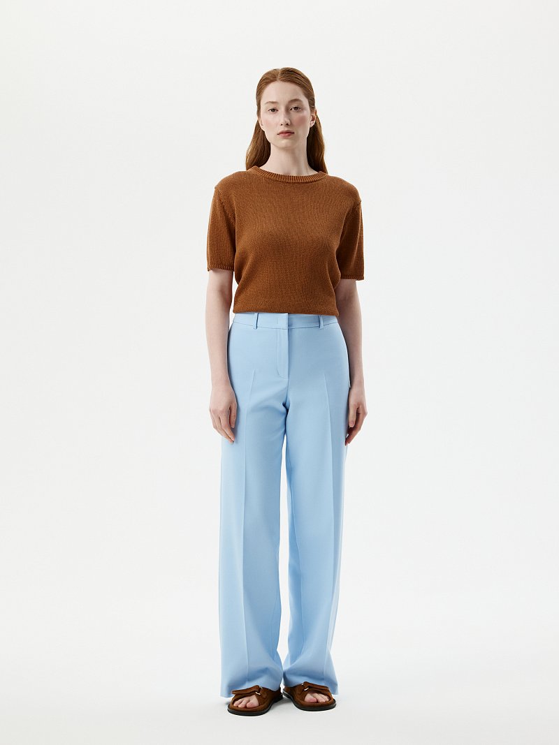 Брюки прямого кроя