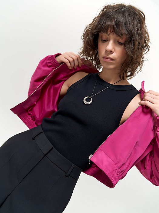 Укороченный бомбер : фото №3