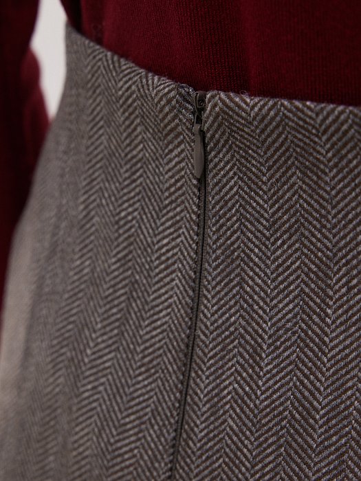 Шорты «в елочку» с шерстью: фото №3