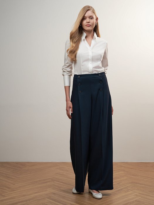 Брюки с высокой посадкой: фото №2