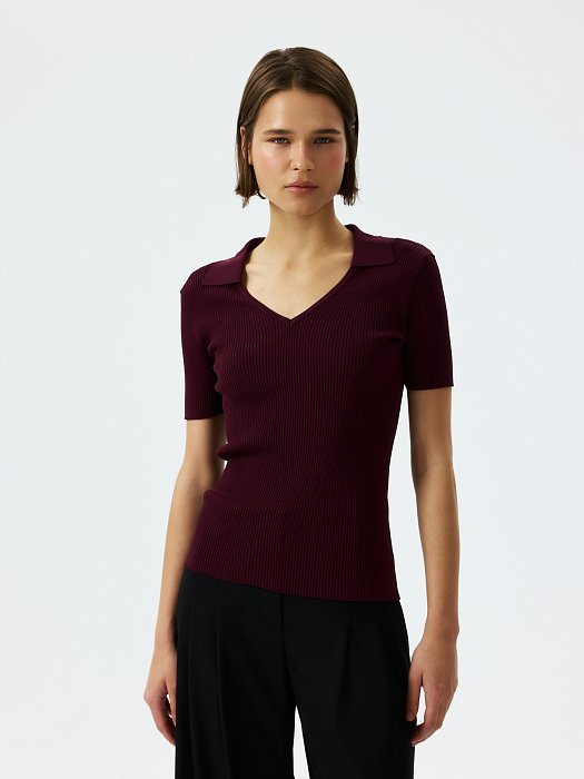 Джемпер с отложным воротником: фото №2