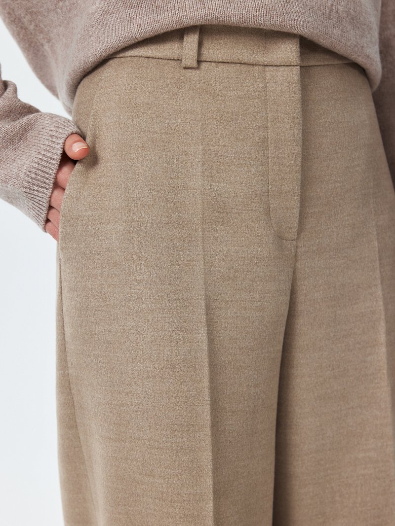 Брюки-бананы из фланели