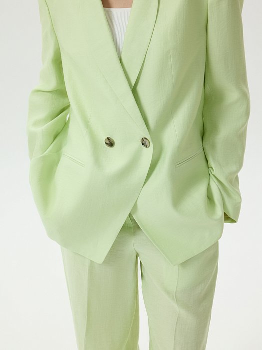 Жакет из конопляной ткани: фото №3