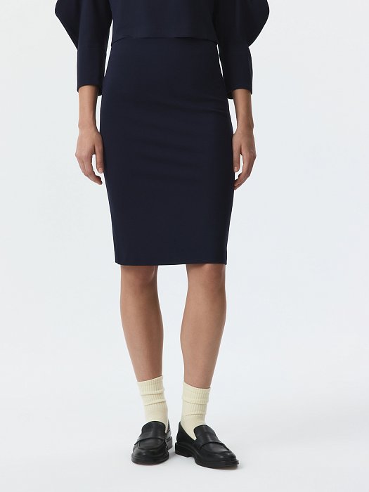 Юбка-карандаш из трикотажа: фото №3
