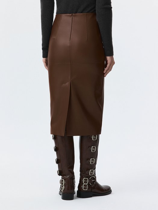 Юбка-карандаш из экокожи : фото №5