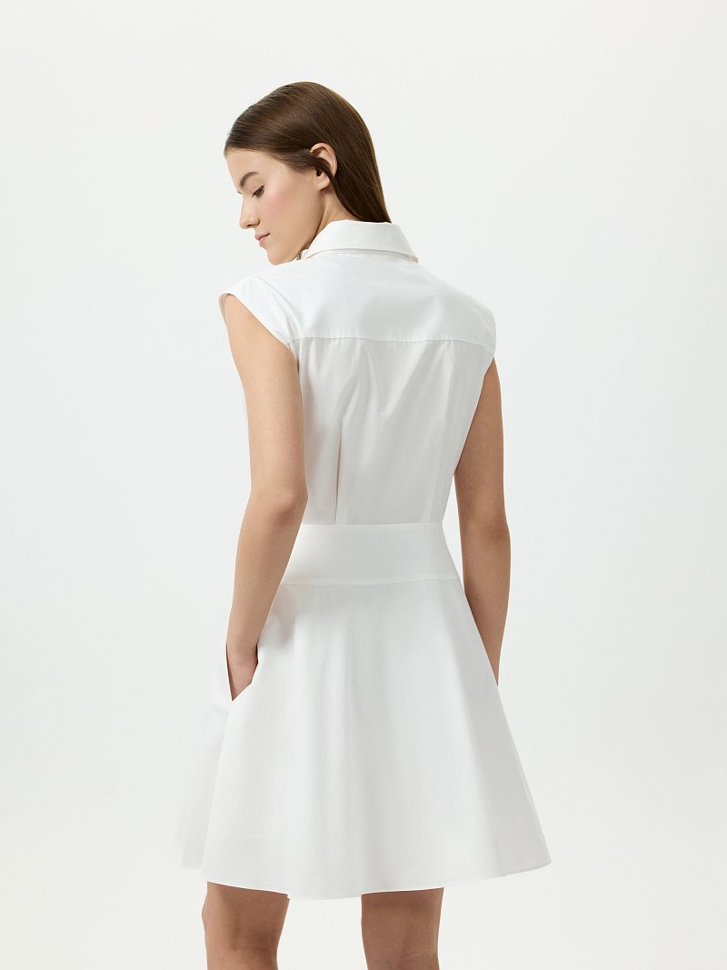 Платье-мини из натурального хлопка