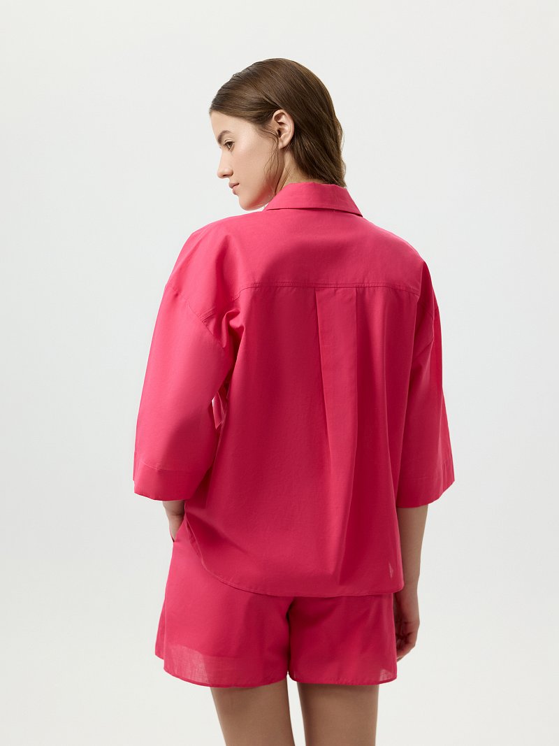 Рубашка с топом из хлопка