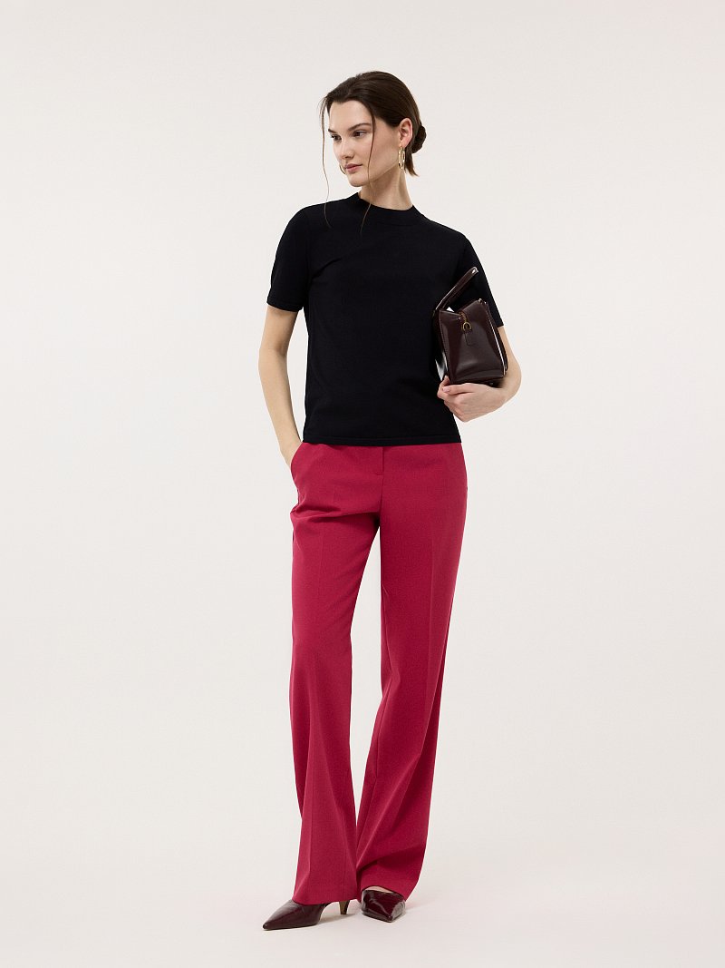 Классические брюки с высокой посадкой