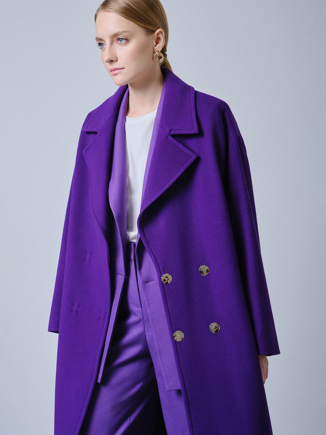 Пальто оверсайз из шерсти: фото №1