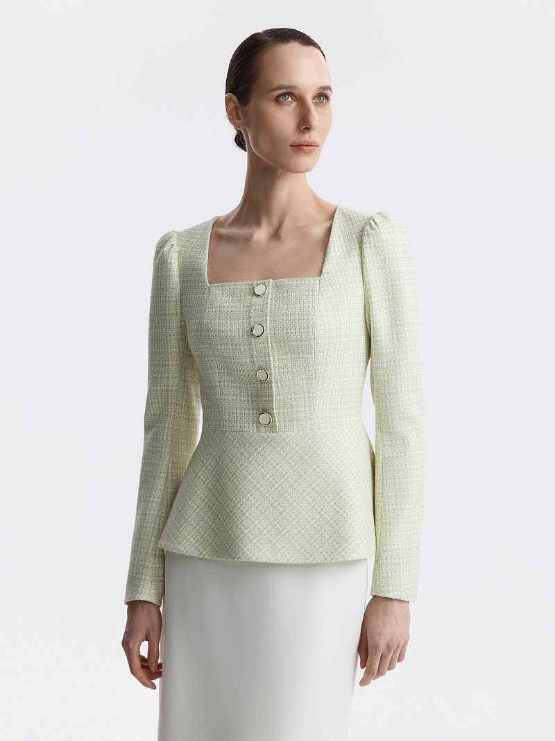 Блуза из твида