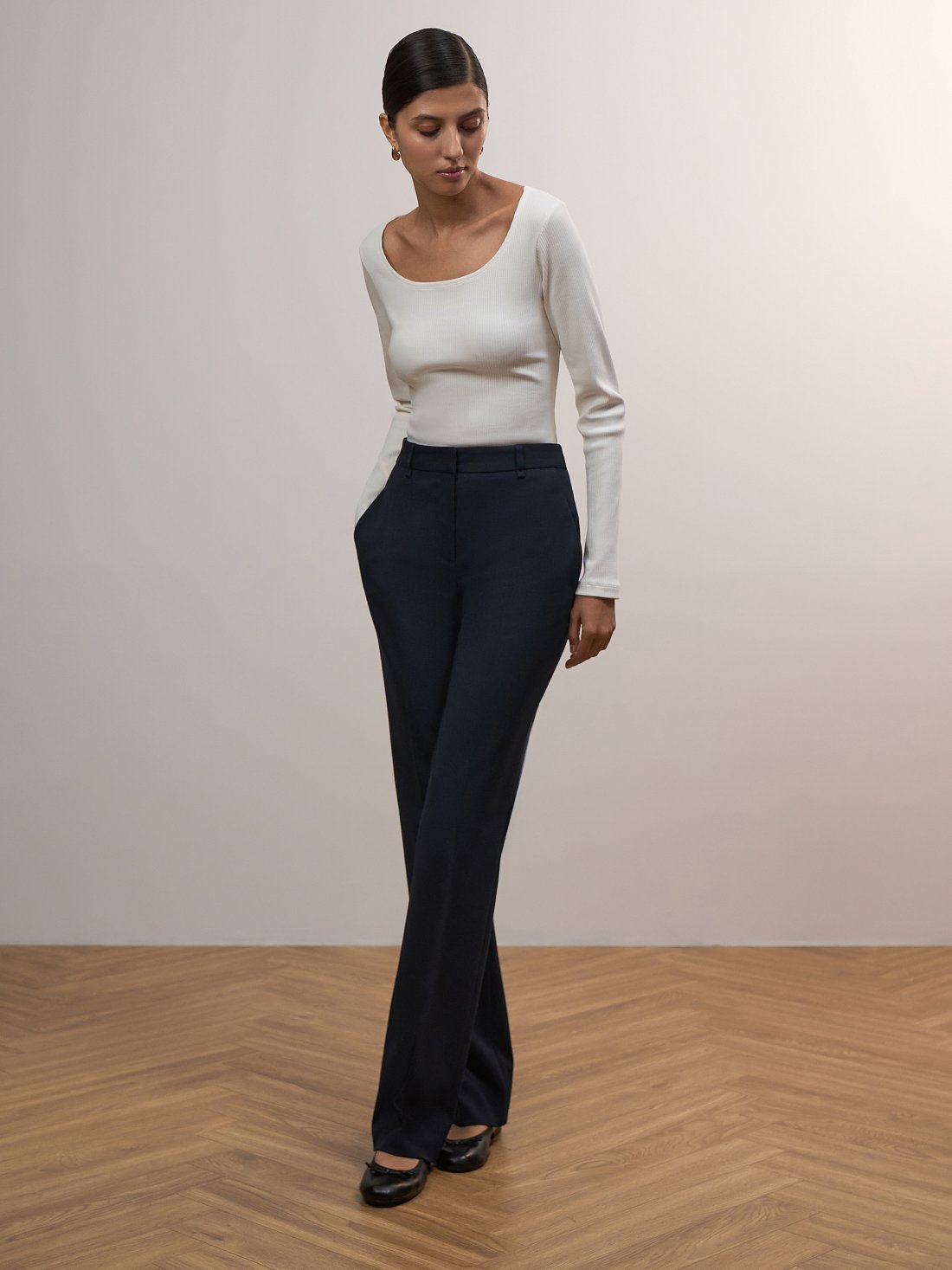 Прямые брюки со стрелками : фото №1