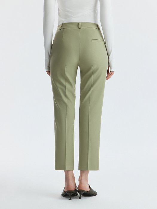 Укороченные брюки из вискозы: фото №5