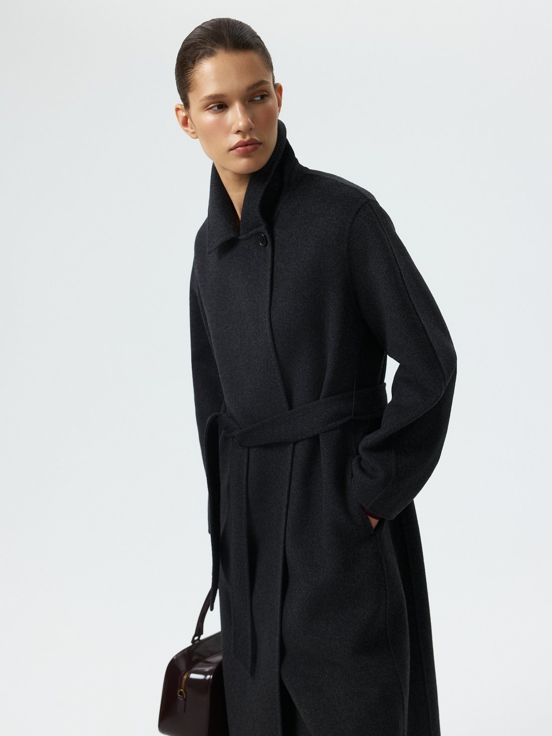 Пальто из смесовой шерсти: фото №1