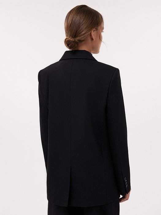 Удлиненный жакет на пуговице (Р158): фото №4