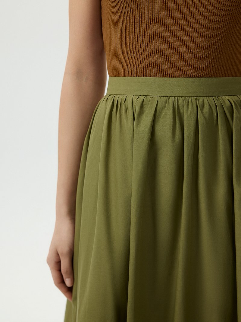 Юбка-макси из хлопка