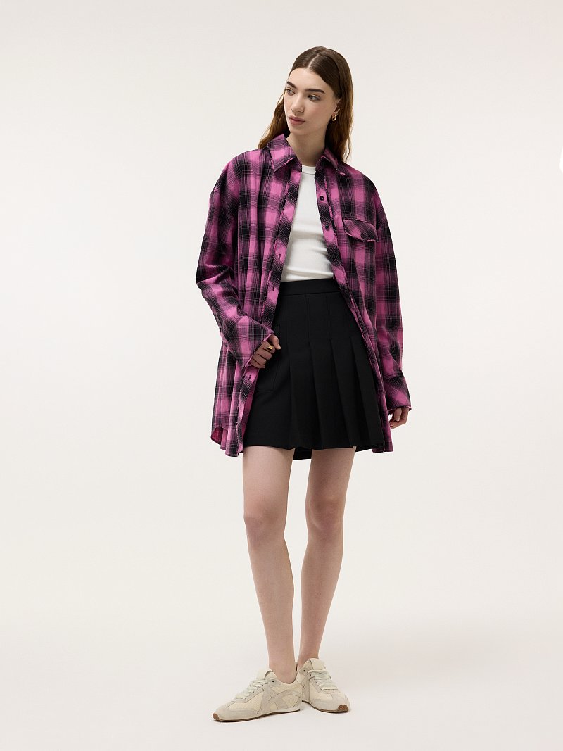 Рубашка из хлопка в клетку